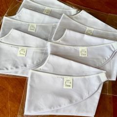 【新品未使用】セーラー服 白襟カバー 送料無料 サイズ多数 つけ襟 えりカバー 155 160 165 170 175