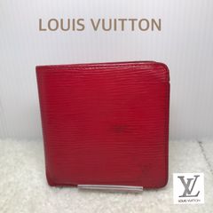 ルイヴィトン　LOUIS VUITTON エピ　ポルト　ビエカルトクレディ　モネ　二つ折り　コンパクト型　カスティリアンレッド