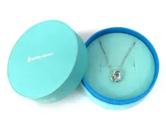 【中古】銀製品・指輪・アクセサリー アリエル ダンシングストーン ネックレス DISS009RD 「リトル・マーメイド×white clover」