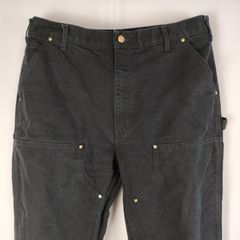 アメリカ製 カーハート ダブルニー ブラック CARHARTT B01-BLK ダブルニー W94cm(38) ブラック カーハート