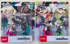 amiibo　アミーボ テンタクルズ　ヒメ/イイダ　シオカラーズ アオリ/ホタル