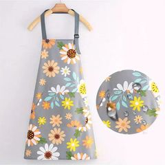 エプロン おしゃれ 人気 レディース 首掛け 北欧風 花柄シンプル 防水 大容量ポケット 汚れにくい 男女兼用 多用途 シワ防止 料理教室用 カフェ 美容師 保育士用