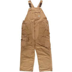 古着 ビッグサイズ カーハート Carhartt ダブルニー ダック オーバーオール メンズw45相当/eaa511720