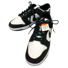 ナイキ NIKE スニーカー FQ8249-100 ダンク レトロ ロー SE スウェード パンダ 30cm ブラック 黒 ホワイト 白