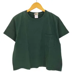 グッドウェア Goodwear USA製 クロップド ポケットTシャツ レディース import：M 