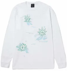 HUF Green Buddy Winter Things L/S T-Shirt White XXL Tシャツ 送料無料