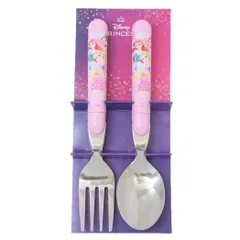【メール便】ディズニープリンセス カトラリーセット スプーンフォークセット ディズニー スケーター キッズ 子供 キャラクター グッズ 