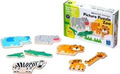 ボーネルンド ベルダック (Beleduc) ファンラーニング 絵あわせパズル 「 どうぶつえん 」 1歳 木のおもちゃ 誕生日 クリスマス 出産祝い ハーフバースデー ギフト プレゼント おうち時間