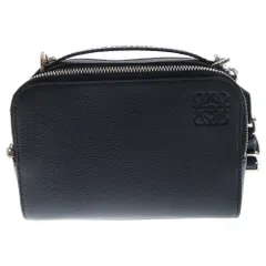 未使用に近い✨ロエベ　ショルダーバッグ　レザー　黒 2025年最新】ロエベ Loewe ショルダーバッグ クロスボディ 未
