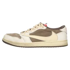 NIKE (ナイキ) ×TRAVIS SCOTT AIR JORDAN 1 LOW OG REVERSE MOCHA DM7866-162 トラヴィススコット エアジョーダン1 ロー リバースモカ ローカットスニーカー US10/28.0cmのサムネイル