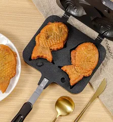 ◆ 【茂蔵】古い焼菓子器 6点 鉄製 鯛焼き器 挟み焼器 大判焼 長さ53cm◆ ◇ 【茂蔵】古い焼菓子器 6点 鉄製 鯛焼き器 挟み焼器 大判焼 長