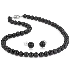 新商品 ホワイト/ブラックパール（長さ16in/18in） ギフトボックス付き 母の日プレゼント バレンタインデーギフト アクセサリー 入学式 卒業式 冠婚葬祭 誕生日ギフト結婚式 レディースアクセサリー 大粒真珠ネックレス カジュアルパールネックレス 【パー