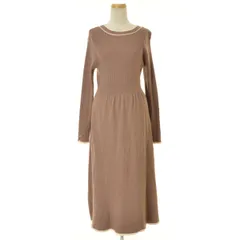 【toccocloset】2WAY バイカラーボウタイリボンワンピースロング長袖ワンピース