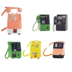 タカラトミーアーツ NTT東日本 NTT西日本 公衆電話ガチャコレクション 番外編(再販) × 全6種セット フルコンプ ガチャガチャ カプセルトイ 