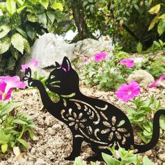 ガーデニング雑貨 ガーデンオブジェ 置き物 猫 ガーデニング ガーデン雑貨