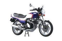 青島文化教材社 スカイネット 1/12 完成品バイク Honda CBX400F パール/キャンディブルー 