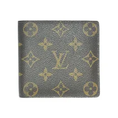 ルイヴィトン M61675 モノグラム 財布 ポルトフォイユ・マルコ 二つ折り財布 LOUIS VUITTON ブラウン