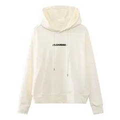 JIL SANDER　ジルサンダー　パーカー　白　Lコットン