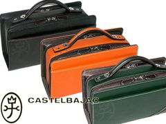 新品 極美品 カステルバジャック バッグ セカンドバッグ オレンジ
