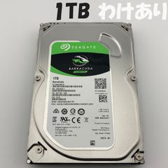 【わけあり】Seagate Barracuda 1TB 3.5" SATA HDD | 49k h  / 17y | ST1000DM010 / seagate【802】