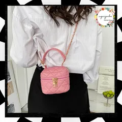 キルティング ショルダーバッグ ミニバッグ レディース チェーンバッグ オシャレ キルティングバッグ 小さめ 斜め掛け ボックス型 大人かわいい バニティーバック お出掛け PUかばん 小さめ バッグ スクエアバッグ 軽量 シンプル 98XIUFENG-032