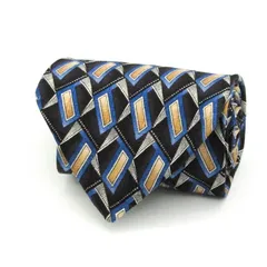 ピエールカルダン ブランド ネクタイ シルク 小紋柄 総柄 メンズ ネイビー Pierre Cardin 【中古】