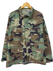 アメリカンアパレル社 98年製 迷彩 カモ BDU JACKET ジャケット ミリタリージャケット 8415-01-084-1656 L-R グリーン メンズ/045のサムネイル