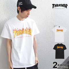 スラッシャー THRASHER Tシャツ 半袖 メンズ FLAME LOGO 110102