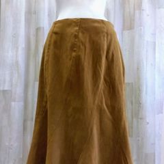 ☆ 【美品✨】とろみ素材 マーメイド風スカート Mキャメル