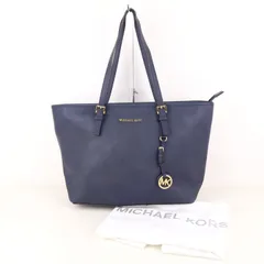 BRNDS極美品✨️MICHAEL KORS デニム レザー 巾着 2wayトートバッグ