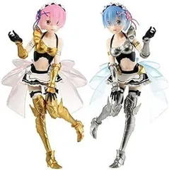 【中古】Re:ゼロから始める異世界生活 EXQフィギュア ラム＆レム メイドアーマーver. 2種セット