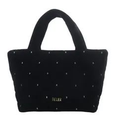 フェイラー FEILER ユニ バッグ ダイヤステッチ トートバッグ ハンドバッグ ブラック /YO19