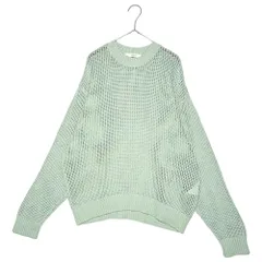 Jieda(ジエダ) 23SS MESH OVERSIZED CREW メッシュ オーバーサイズ クルーネック ニット Jie-23S-KN02 1 グリーンのサムネイル