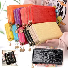 長財布 財布 ダブルファスナー 大容量 レディース カード収納 機能的 お財布 女性用 レザー ロングウォレット サイフ ギフト プレゼントccmqbv0916p004