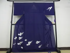 平和屋1□極上 夏物 訪問着 紗 総刺繍 胡蝶蘭 金銀糸 逸品 新品3s1300 ...