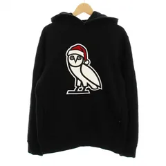 【October's Very Own】OVO サマーニット フクロウパッチ 半袖 フクロウ OCTOBERS VERY OWN(オクトーバーズ ベリー オウン