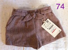 【新品タグ付き】ZARA ショートパンツ☆74