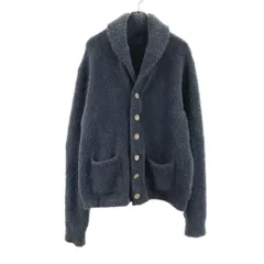 ベアフットドリーム 長袖 ふわもこ ルームウェア XL チャコールグレー BAREFOOT DREAMS カーディガン メンズ 古着 【240215】