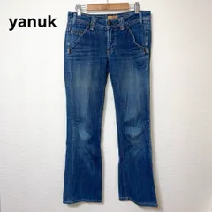 yanuk ヤヌーク worker classic フレアデニム ブルー 27