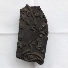 ハンドブロックプリント 木版プリント 版木 K