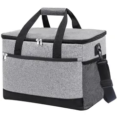 Roleness 保冷バッグ 大容量 30L ソフト クーラーボックス 折り畳み 大型 保冷 保温 クーラーバッグ 釣り キャンプ 撥水 軽量 お弁当バッグ 3層断熱 おしゃれ 手提げと肩掛け両用 1