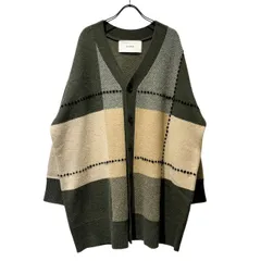 ADAWAS (アダワス) ■ ③ ADWS-001-46 カーディガン レディース カーキ FREE ADAWAS (アダワス) ADWS-001-46 ウールカーディガン レディース カーキ