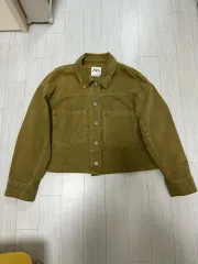 ZARA(ザラ) 緑 デニムジャケット L
