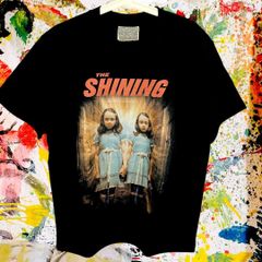 SHINING リプリント Tシャツ 半袖 メンズ 新品 個性的 黒 シャイニング サイコロジカルホラー映画 新品未使用 レトロ 個性的 奇抜 エモい 映画T ムービーT 攻め 前衛的 ヴィンテージリプリント 古着 男性 衣類 トップス お洒落 ハイデザイン