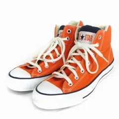 コンバース CONVERSE 美品 スニーカー シューズ ハイカット キャンバス オレンジ 26.5㎝ ■SM3のサムネイル