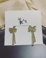 【K's store2021】ピアス　925 リポン　No.003