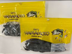 ゲーリーヤマモトサンショウウオ　5”ブラック／ブルーフレーク 2パックセット