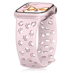 【数量限定】Watch Watch Seバンド 10バンド、互Apple 9 スポーツ、対応Apple バンド 8 バンド 7 バンド 6 蒸れない、快適性互アップルウォッチ バンド夏 5 シリコン、スーパーソフトiWatch 4 3/2/1)、動物、猫、