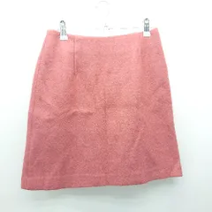 ◇ PROPORTION BODY DRESSING バックファスナー 無地 シンプル ひざ丈 タイト スカート サイズ3 ピンク レディース E  【1308160034767】