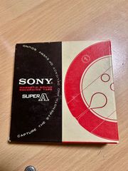 sony magnetic sound recording tape superA